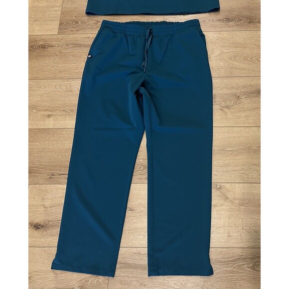 Women’s Jaanuu Scrub Set Caribbean Blue XL Kerr Pants & Savi Tops EUC! - Picture 6 of 6